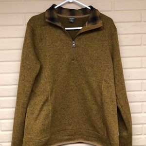 Mustard Eddie Bauer Quarter ZIP